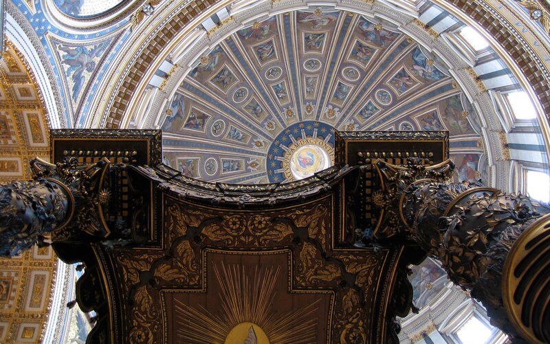 Ornate Cathedral Pulpit