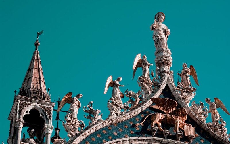 ornate cathedral roof details