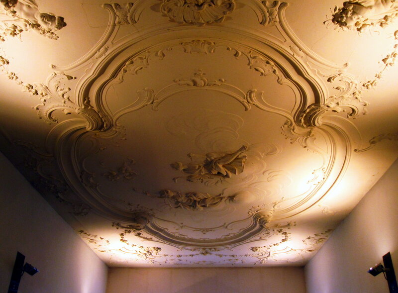 Ornate Ceiling Fresco — Beige