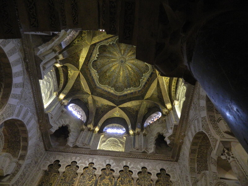 Ornate Ceiling Interior — Gold