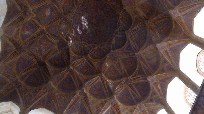 Ornate Ceiling Vault — Blue