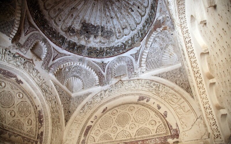 Ornate Ceiling with Carvings