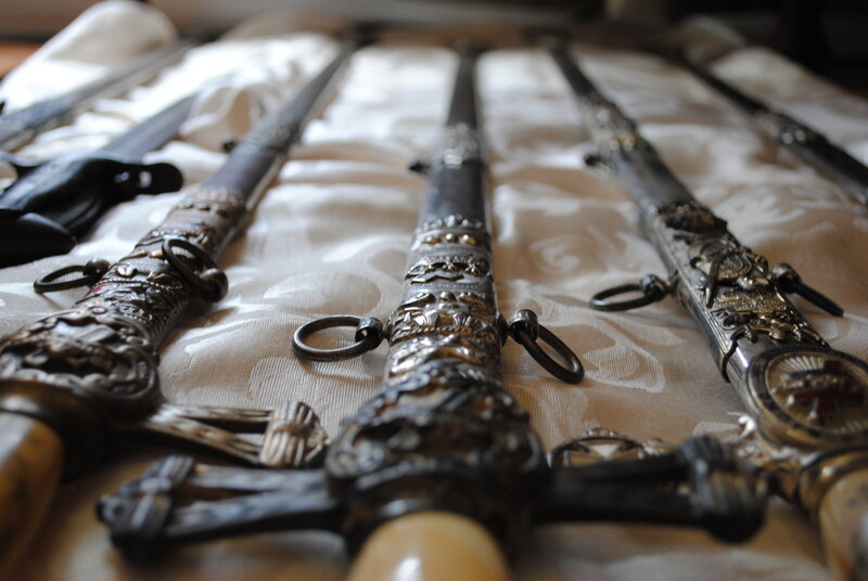 ornate ceremonial daggers