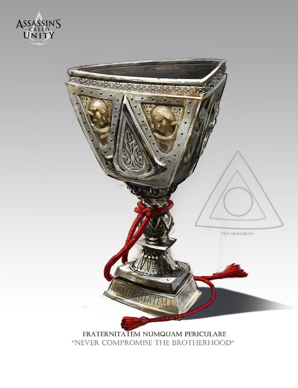 Ornate Chalice with Red Ribbon