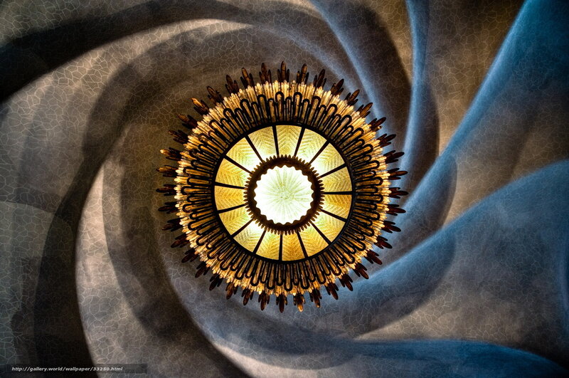 Ornate chandelier ceiling light