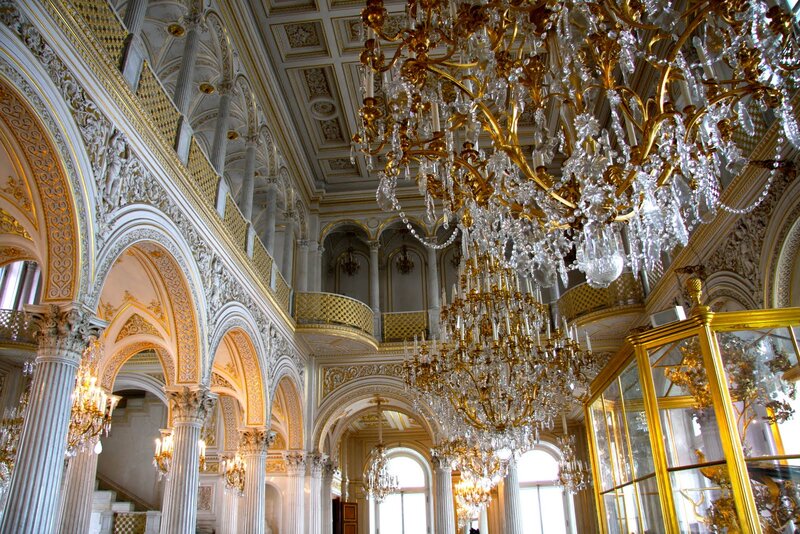 Ornate Chandelier Interior