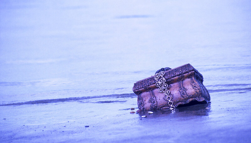 Ornate Chest on Beach