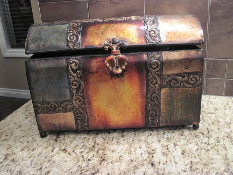 Ornate Chest on Countertop