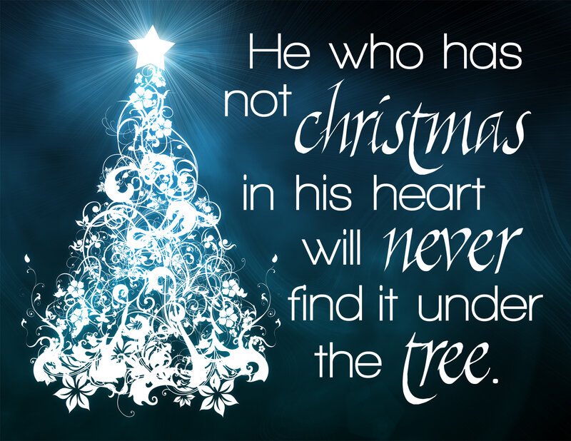 Ornate Christmas Tree — Blue, Serene