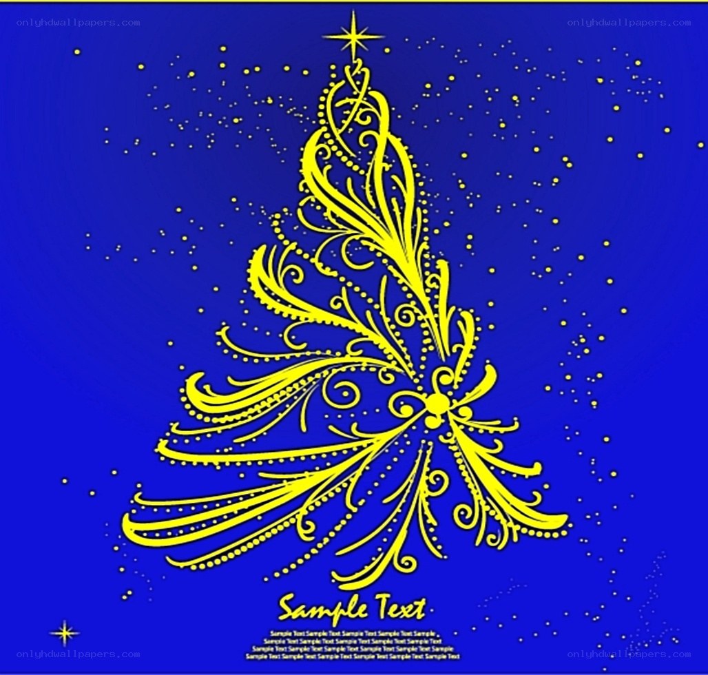ornate christmas tree design