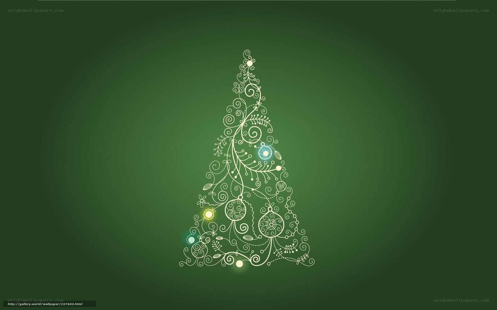 ornate christmas tree design