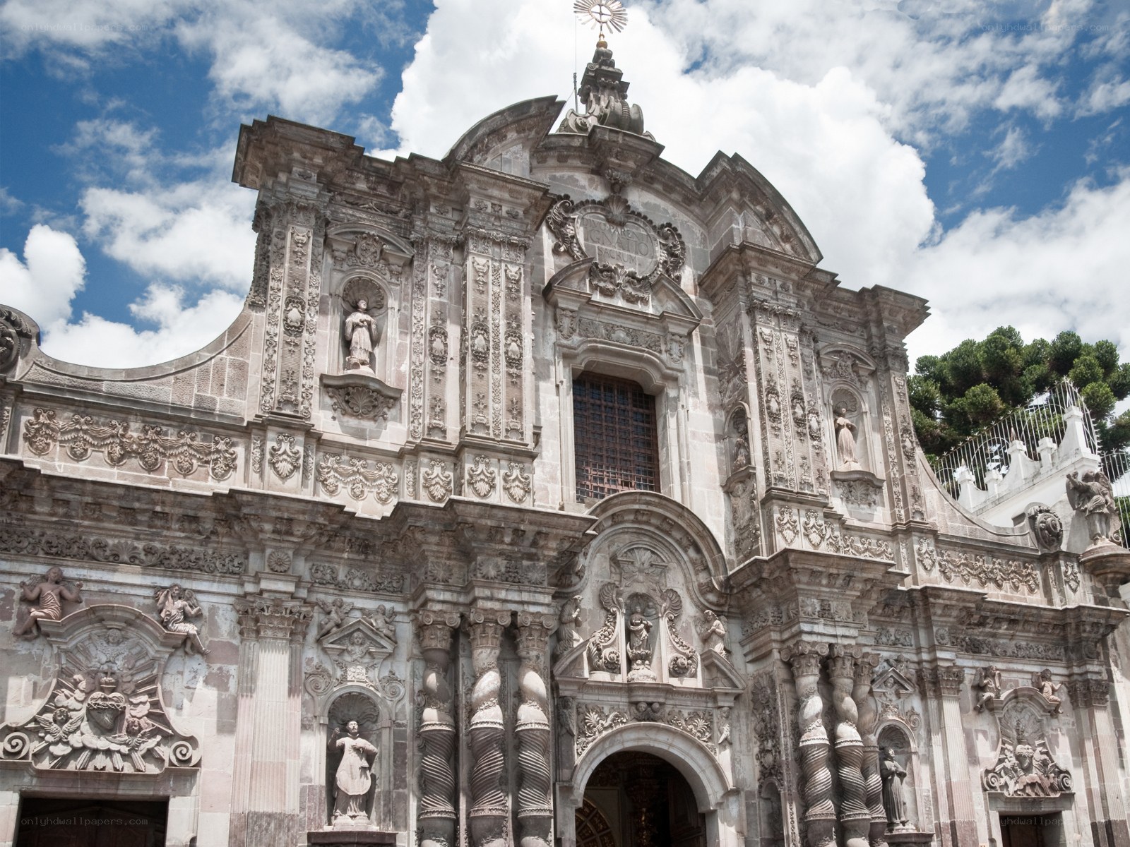 ornate church facade