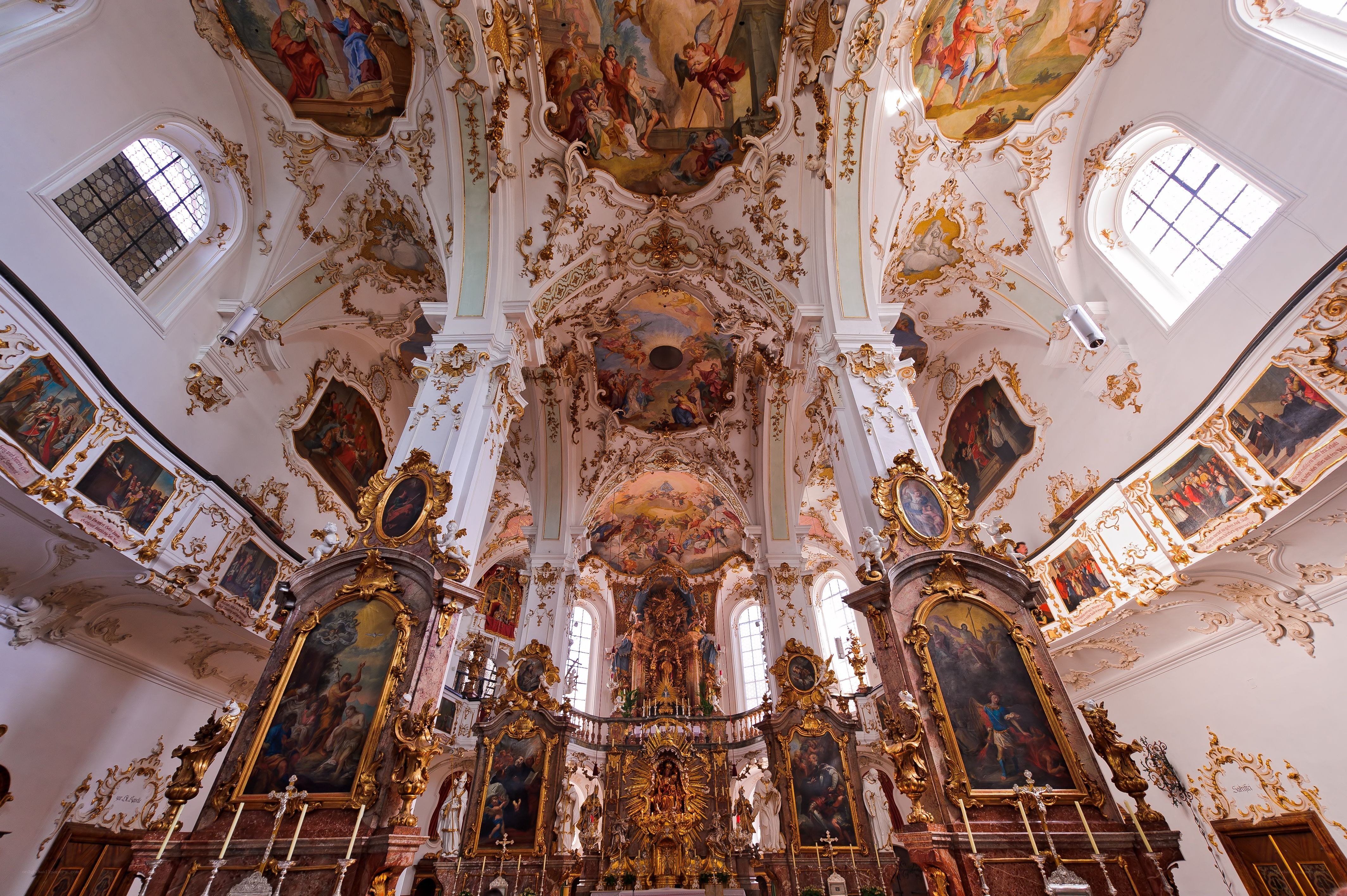 Ornate church interior