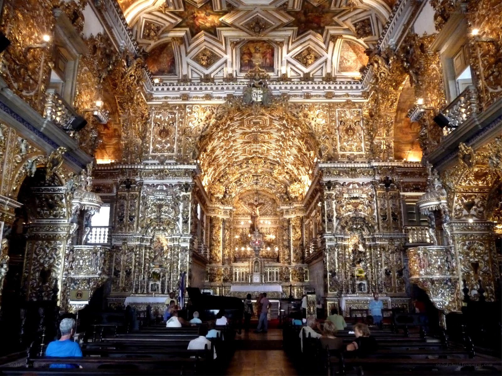 Ornate church interior