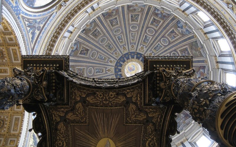 Ornate Church Pulpit — Gold, Grand