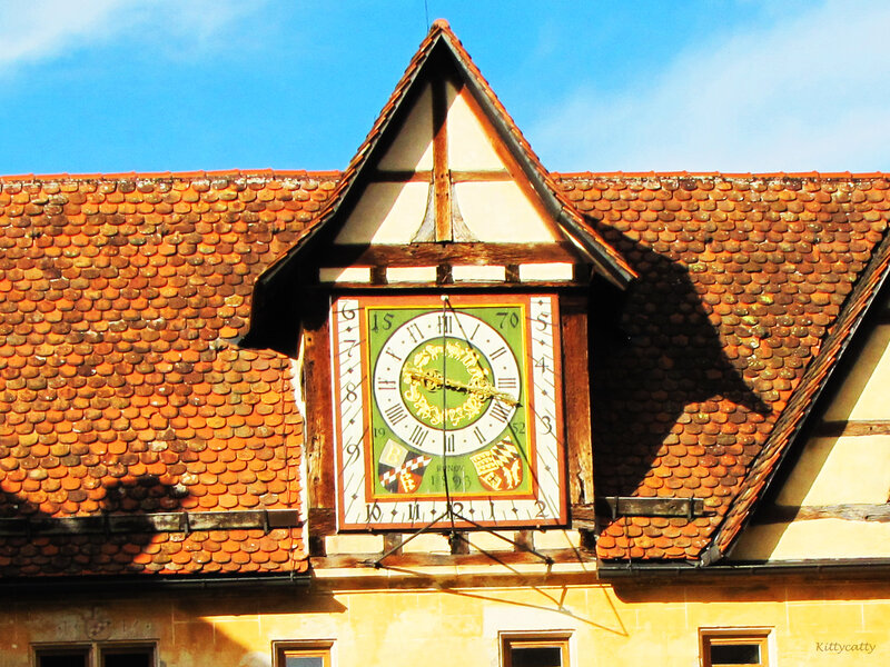 Ornate Clock on Building