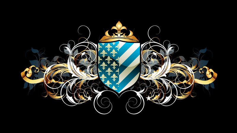 ornate coat of arms design