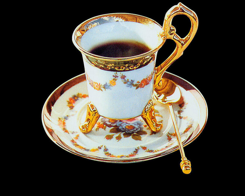 Ornate Coffee Cup