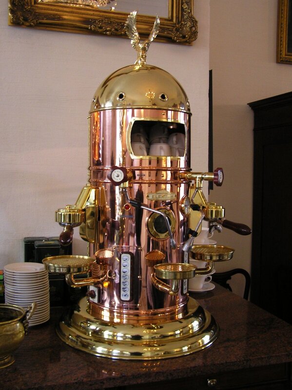 ornate coffee machine