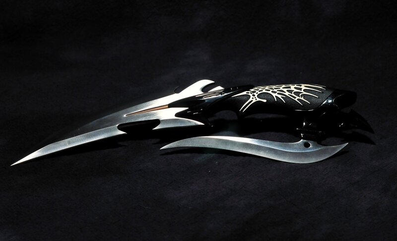 ornate combat knives