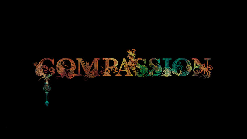 ornate compassion text