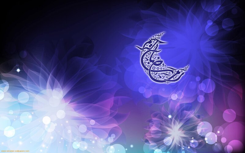 Ornate Crescent Moon — Blue, Serene, Night