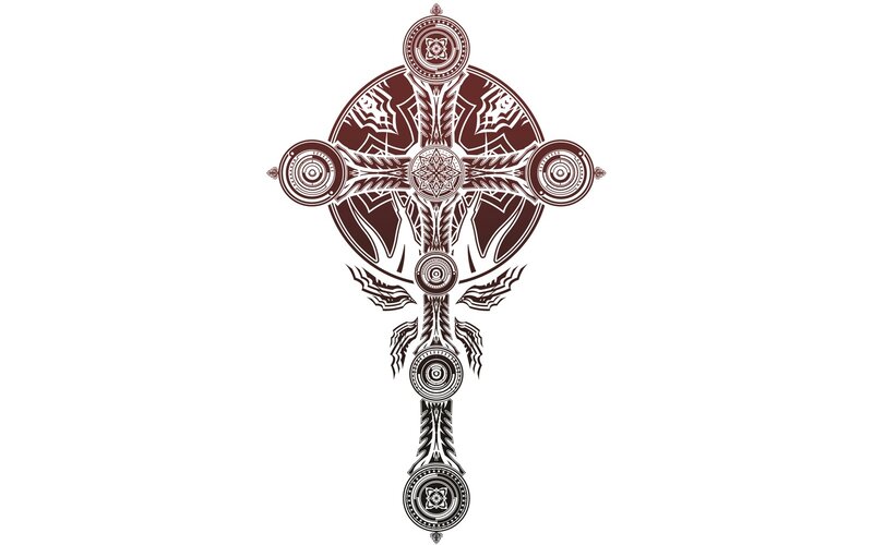 ornate cross symbol