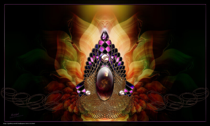 Ornate crown with gemstones