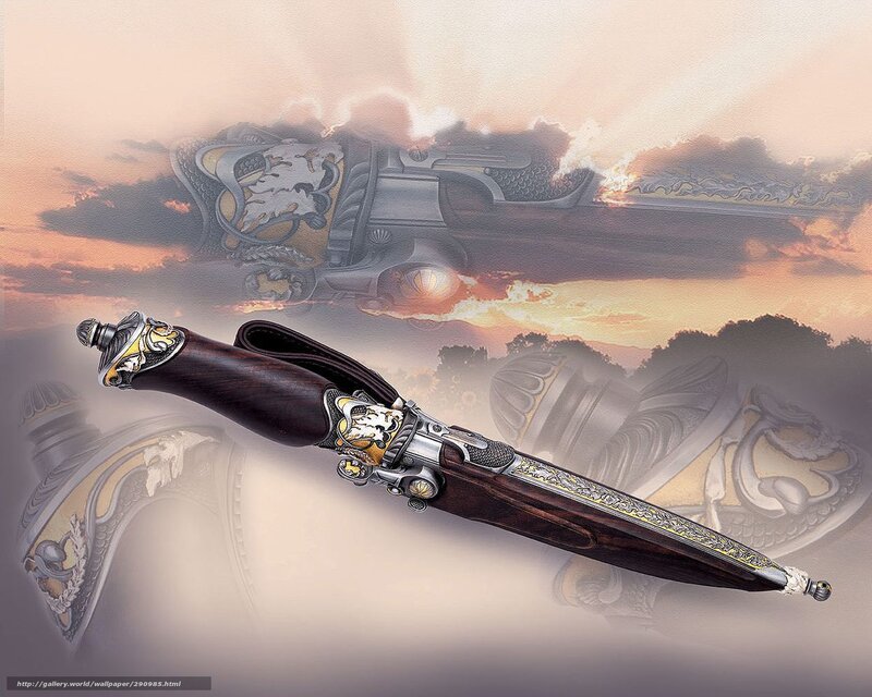 ornate dagger with fantasy background