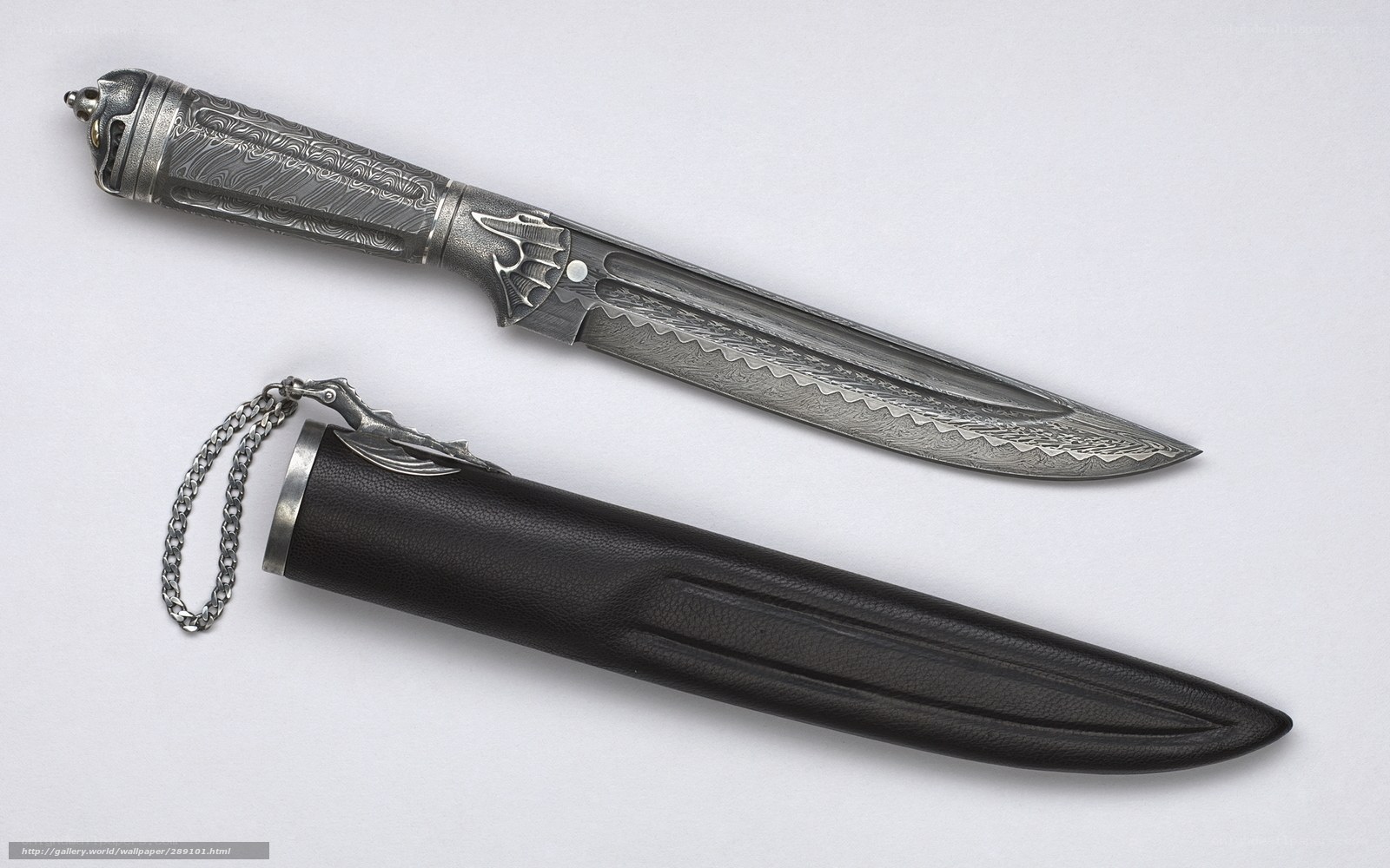 ornate dagger with sheath