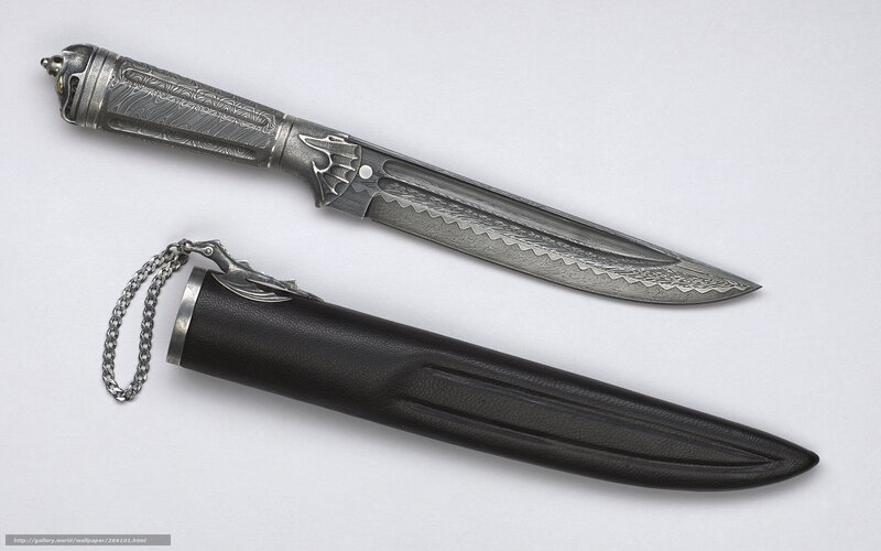 Ornate Dagger with Sheath — Black
