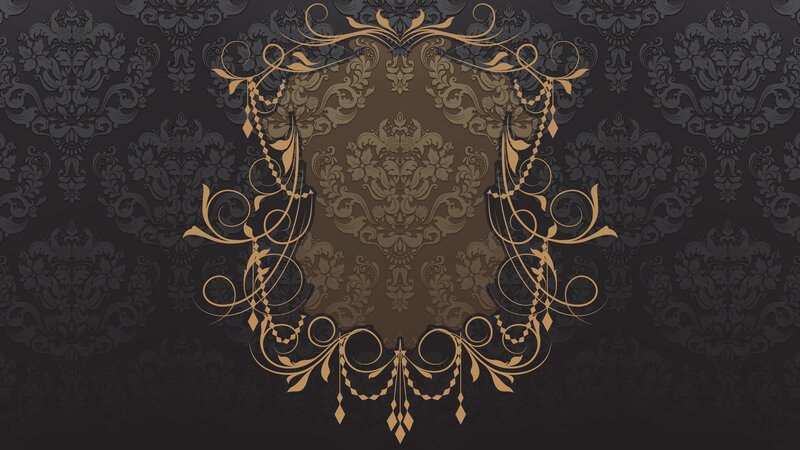 Ornate Damask Frame