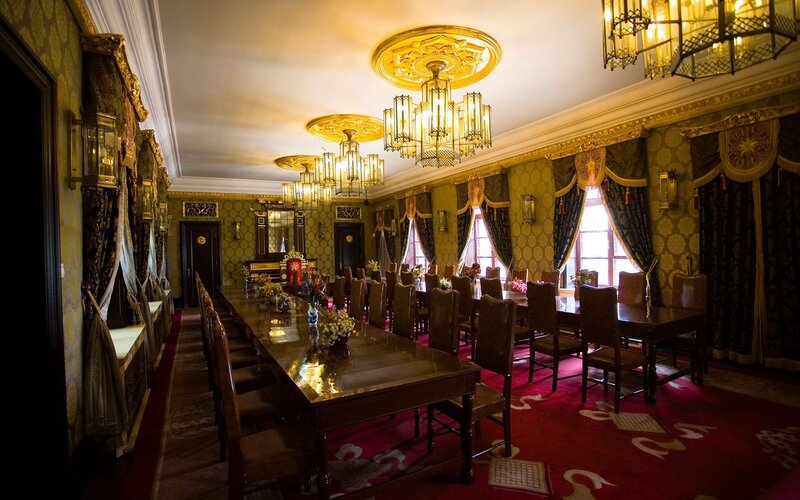 Ornate Dining Room — Gold