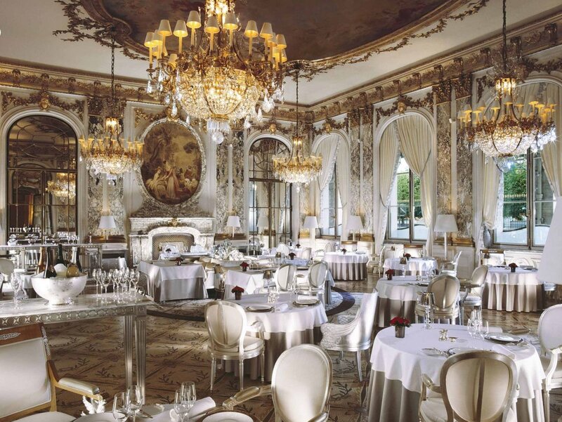 Ornate Dining Room — White