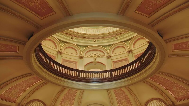 ornate dome interior