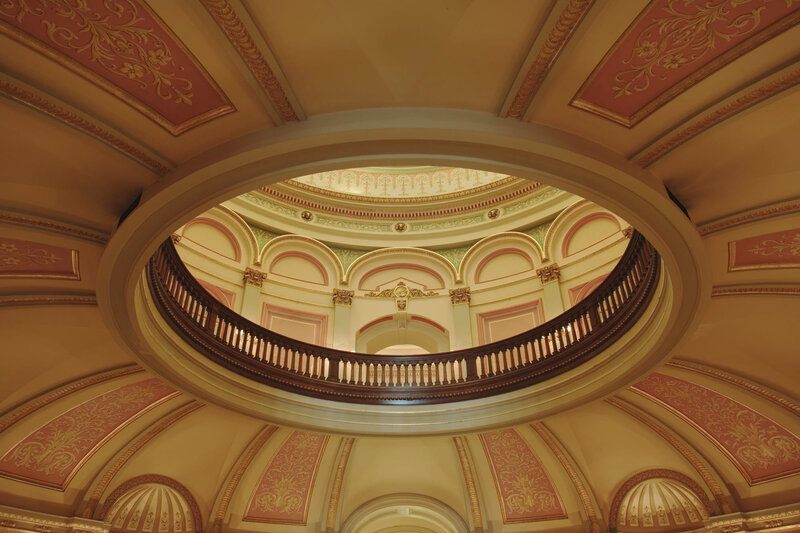 ornate dome interior