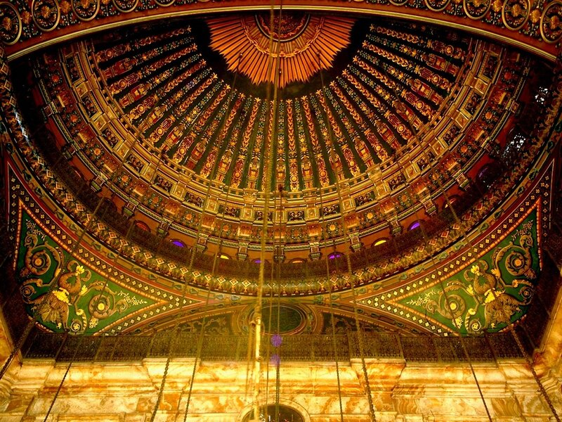ornate domed ceiling