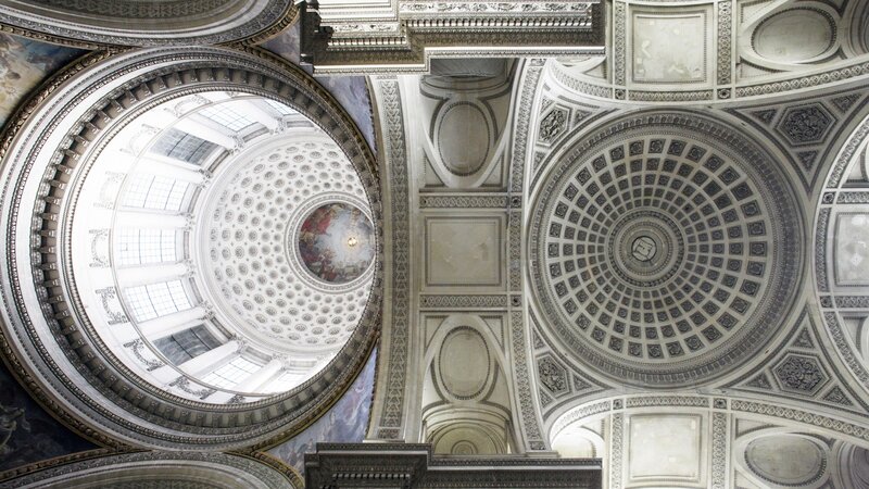 Ornate domed ceilings