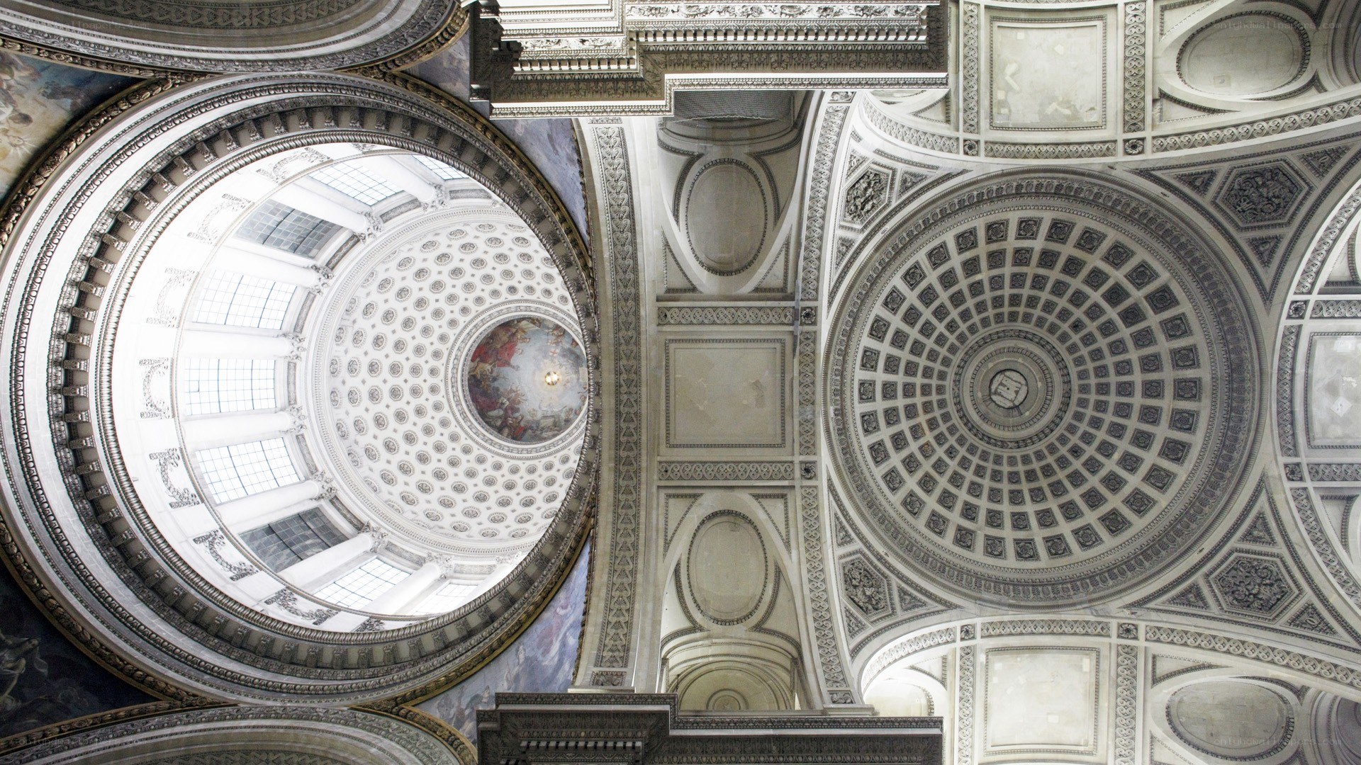 Ornate domed ceilings