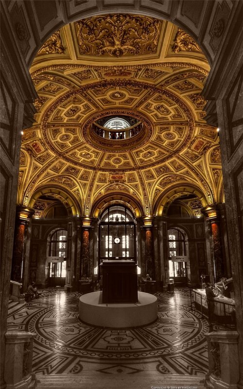 Ornate domed hall interior
