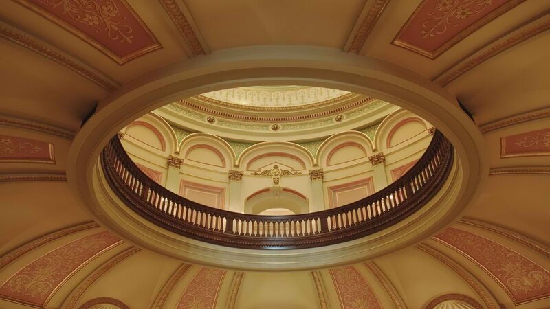 ornate domed interior