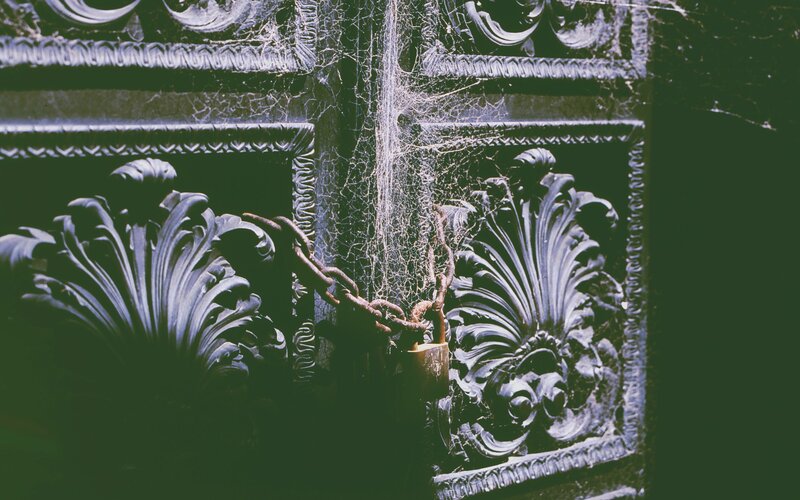 Ornate Door with Chain