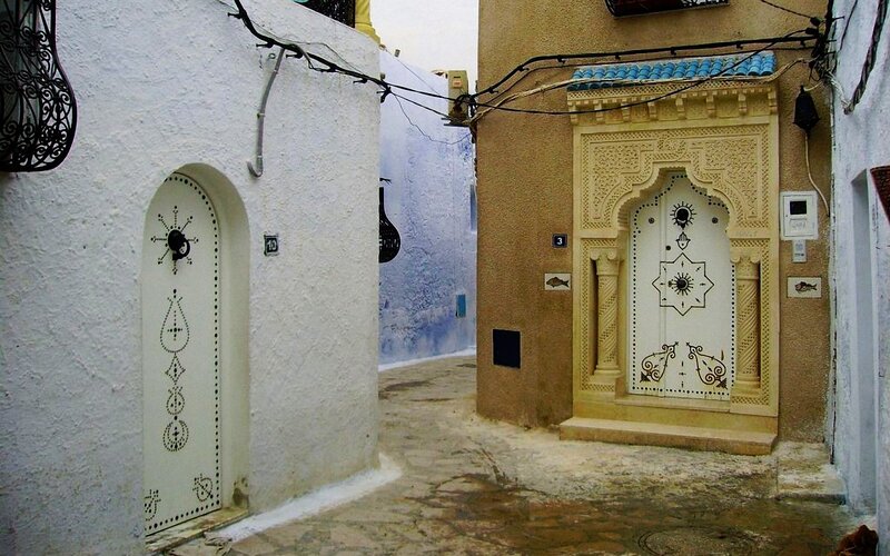 Ornate Doorways in Alley