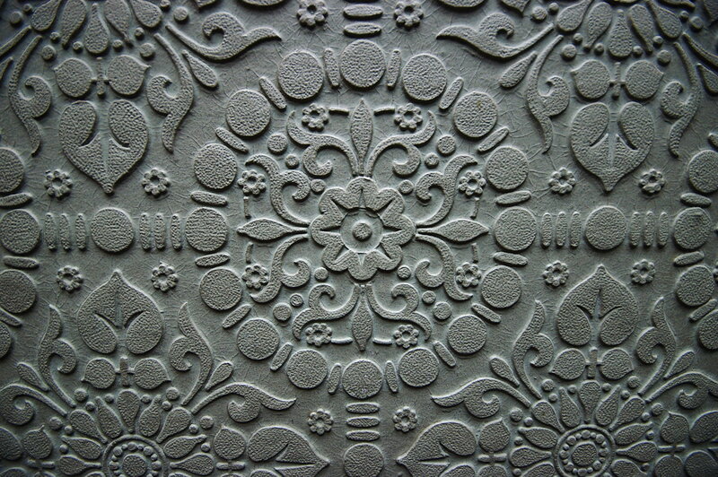 ornate embossed pattern