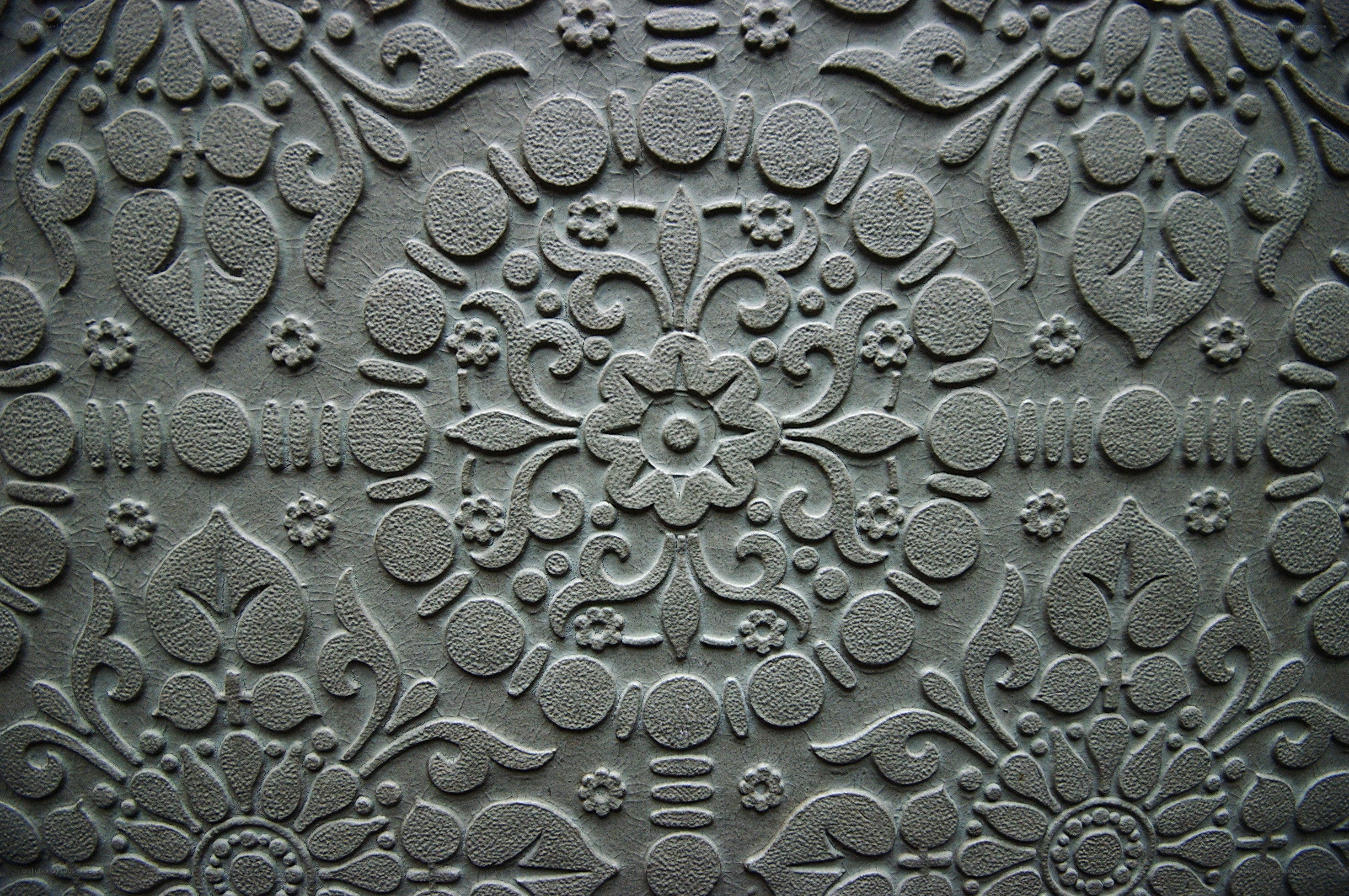 ornate embossed pattern