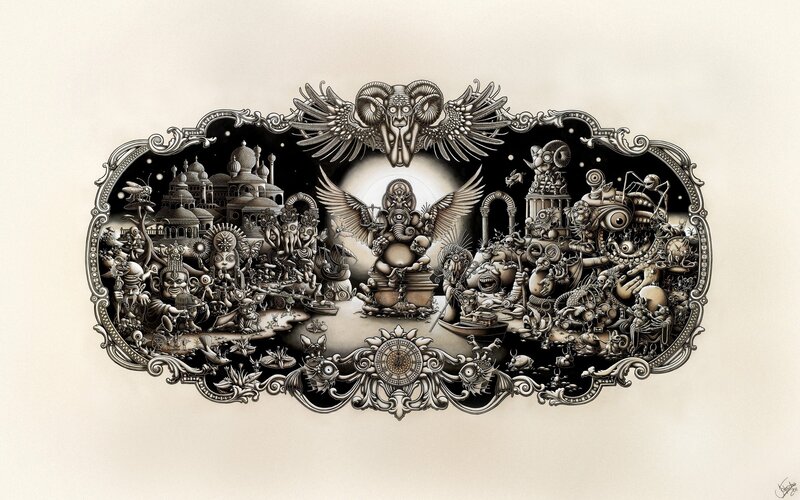 Ornate fantasy illustration