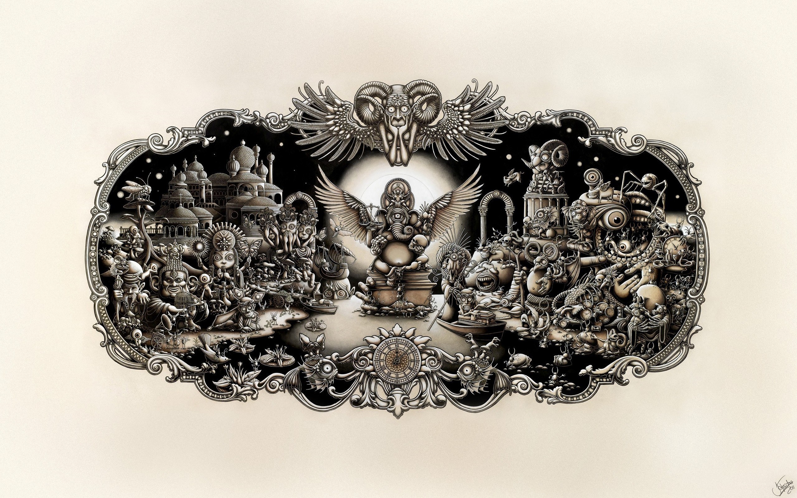 Ornate fantasy illustration