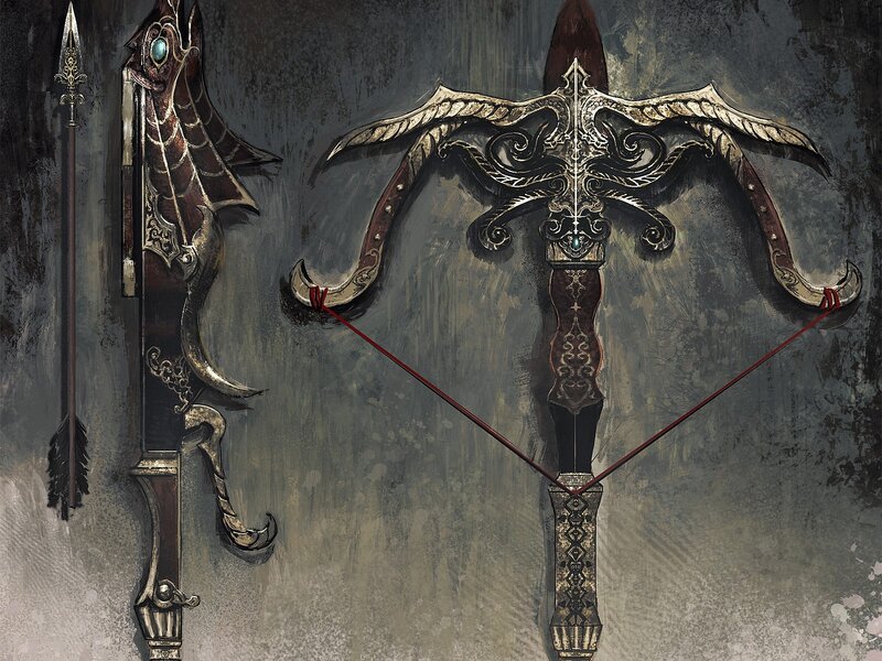 ornate fantasy weapons