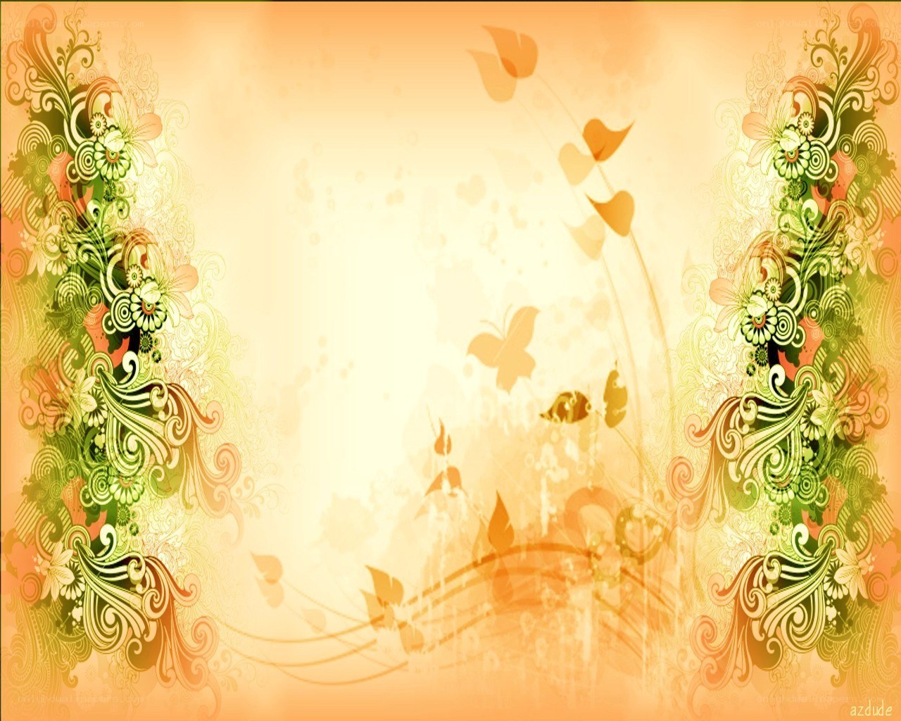 ornate floral background design