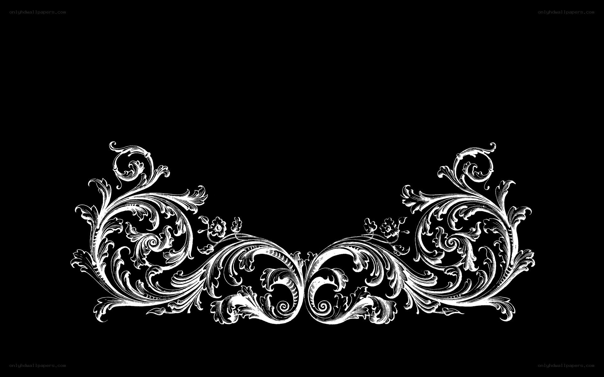 ornate floral border design